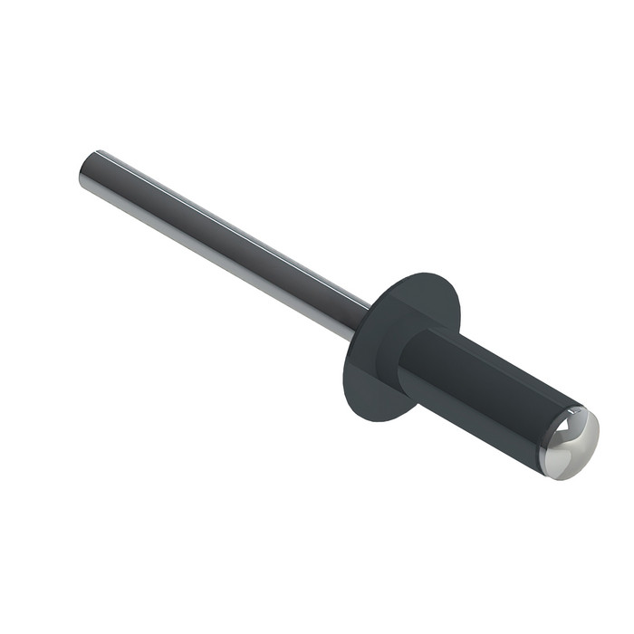 Заклёпка вытяжная Daxmer 3,2х8,0 RAL 7011 (1000 шт.) сталь/сталь